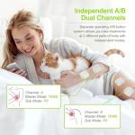 AUVON Dual Channel TENS EMS Unit for Pain Relief