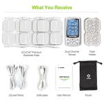 AUVON Dual Channel TENS EMS Unit for Pain Relief