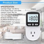 Energy Monitor Plug with Backlight and Overload Protection