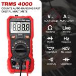 Beaquicy TRMS Digital Multimeter - 4000 Counts Tester