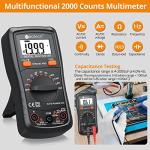 Neoteck Digital Multimeter with Ohm, Voltage, and Diode Testing