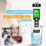 4-in-1 Hydrogen Water Tester with pH & Temp