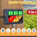 7-in-1 pH EC TDS Monitor for Hydroponics
