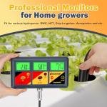 7-in-1 pH EC TDS Monitor for Hydroponics