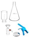 QWORK 1000ml Glass Vacuum Filtration Apparatus Set