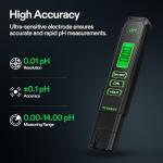 VIVOSUN Digital pH Meter for Hydroponics and Pools