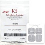 40 Reusable 2"x2" Electrode Pads for TENS/EMS