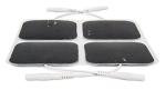 Premium 2" x 2" Adhesive Electrode Pads - 4 Pack