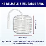 Reusable 2"X2" Electrode Pads for TENS Unit