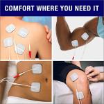 Reusable 2"X2" Electrode Pads for TENS Unit
