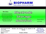 pH/ORP Electrode Storage Solution, 250 mL
