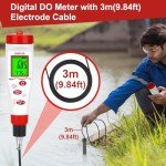 Digital Dissolved Oxygen Meter Tester for Aquariums