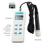 Portable Dissolved Oxygen Meter with Large LCD Display
