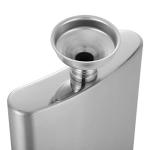 Stainless Steel 8oz Hip Flask Funnel Set