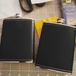 4 Pack Stainless Steel Hip Flasks with Funnel