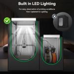 3D Printer Enclosure with Storage and LED Light