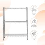 Amazon Basics Adjustable Storage Rack - 340 kg Capacity