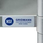 GRIDMANN NSF Stainless Steel Prep and Work Table 152 cm