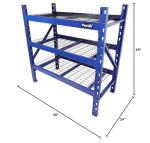 Heavy-Duty Metal Wire Garage Shelving Unit