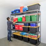 SafeRacks Garage Storage Rack - Hammertone Finish