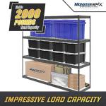 SafeRacks Garage Storage Rack - Hammertone Finish