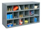 Durham 354-95 Gray Steel 18 Opening Storage Bin