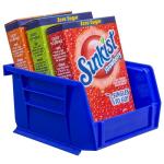 Akro-Mils Stackable Hanging Storage Bins - Red, 6 Pack