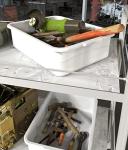 WYT Pack of 5 White Plastic Containers, 8L