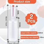 Adjustable 500ml Dispensing Bottles - 2 Pack