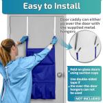 Royal Blue Flame Retardant PPE Isolation Door Caddy