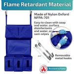 Royal Blue Flame Retardant PPE Isolation Door Caddy