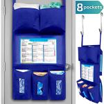 Royal Blue Flame Retardant PPE Isolation Door Caddy