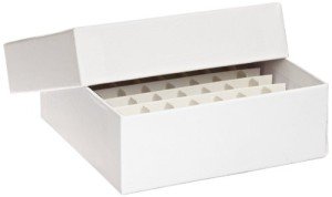Globe Scientific 3090-1 Pipe Storage Box, 64 Slots