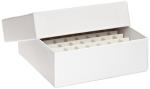 Globe Scientific 3090-1 Pipe Storage Box, 64 Slots