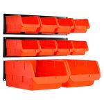 Wallmaster Wall Mounted Tool Storage Bins
