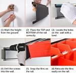 Wallmaster Wall Mounted Tool Storage Bins