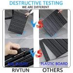 Wall-Mounted Storage Bins Organizer with 30 Bins