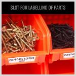 Wall-Mount Storage Containers, 30-Piece Set