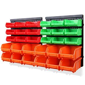 SWANLAKE 30 Wall Storage Bins for Garage