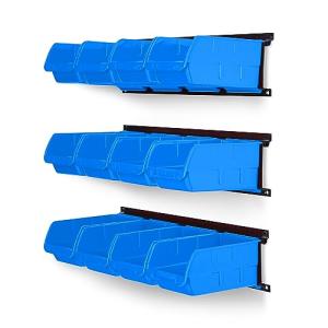 Ultrawall Wall-Mounted Storage Bins - 12 Pack