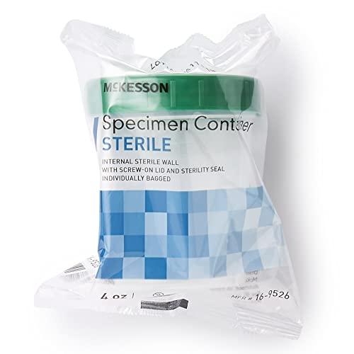 McKesson 16-9526 Sterile Specimen Container 4 oz