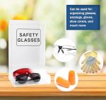 Acrylic Safety Glasses Dispenser for Labs and Clinics