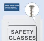 Acrylic Safety Glasses Dispenser for Labs and Clinics