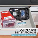 1 Quart Sharps Disposal Containers - 3 Pack