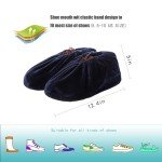 Reusable Non-Slip Shoe Covers - 6 Pairs (Black)