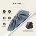Reusable Non-Slip Shoe Covers - 6 Pairs (Black)