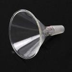 Short Stem Glass Powder Funnel - 100mm O.D