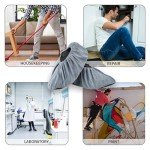 Reusable Non-Slip Shoe Covers - 6 Pairs (Black)