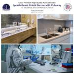 Marketing Holders Paraspruzzi Acrylic Panel Display 48.3 x 11.4 cm