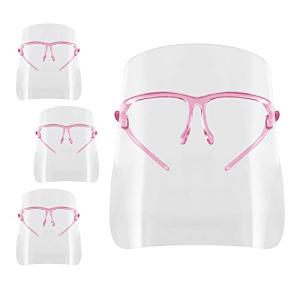 Salon World Anti-Fog Pink Face Shields (4 Pack)
